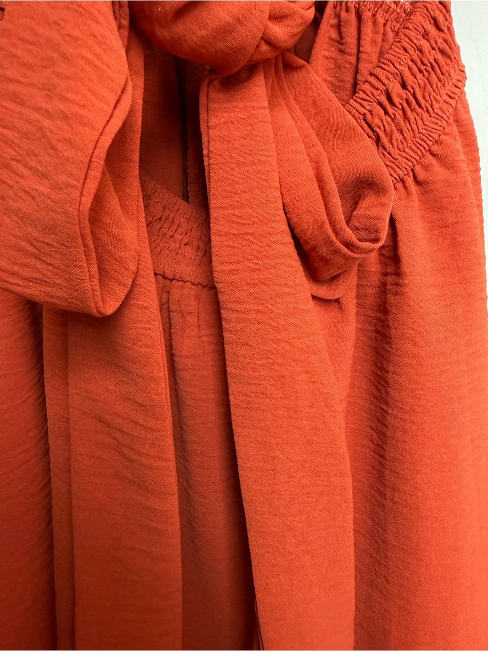 Rust Brown Ruffle Hem Romper - Picture 5 of 5
